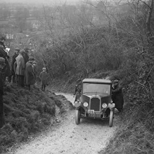 Swift of JF Smeaton competing in the MCC Exeter Trial, Ibberton Hill, Dorset, 1930