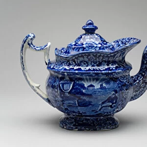 Teapot, 1825 / 30. Creator: Enoch Wood & Sons