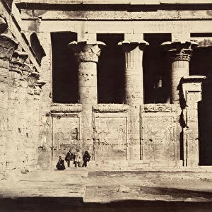 Temple of Edfu, 1867. Creator: Gustave Le Gray