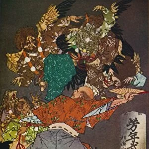 The Tengus, c1880, (1926). Artist: Tsukioka Yoshitoshi