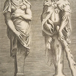 Terms of Hercules and Deianira, ca. 1531-76. ca. 1531-76. Creator: Giulio Bonasone