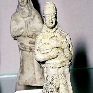 Terracotta figurine of a musician, Susa, Iran, c2nd millenium BC