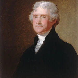 Thomas Jefferson, c. 1821. Creator: Gilbert Stuart