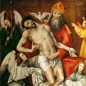 Throne of Mercy, ca 1510-1515. Creator: Coter, Colijn de (ca. 1445-ca. 1540)