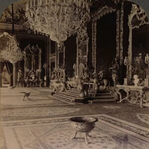 Throne Room, Royal Palace, Madrid, Spain, 1902. Artist: Works and Studios