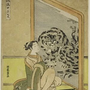 Tiger, from the series "Fashionable Twelve Signs of the Zodiac (Furyu juni shi)"