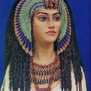 Tiy, Ancient Egyptian queen of the 18th dynasty, 14th century BC (1926). Artist: Winifred Mabel Brunton