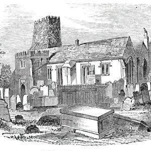 Tottenham Old Church, 1844. Creator: Unknown