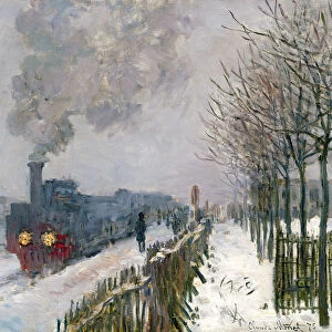 Train in the Snow (The Locomotive). Artist: Monet, Claude (1840-1926)