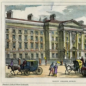 Trinity College, Dublin, Ireland, c1880