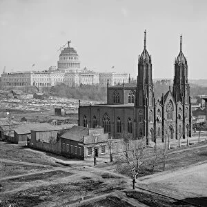 Trinity Episcopal Church, Washington DC, 1862. Creator: George N. Barnard