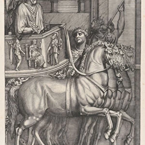 The Triumph of Marcus Aurelius, 1550. 1550. Creator: Nicolas Beatrizet