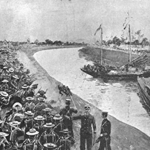 The Trouble in China, 1900-1901: The Bluejackets on their way to Tientsin, (1901)