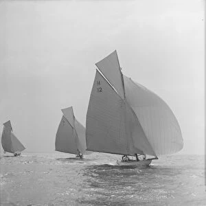 The Truant and Antwerpia IV racing with spinnakers, 27th May 1912. Creator