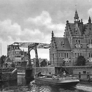 Where Tsar Peter worked as a shipwright, Zaandam, Netherlands, c1934