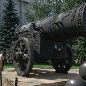 The Tsars Cannon, the largest cannon in the world