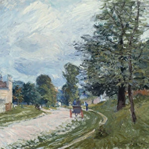 A Turn in the Road, 1873. Creator: Alfred Sisley