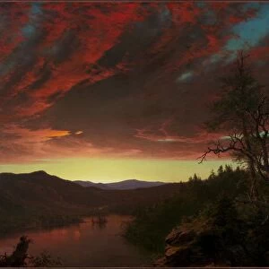 Twilight in the Wilderness, 1860. Creator: Frederic Edwin Church (American, 1826-1900)
