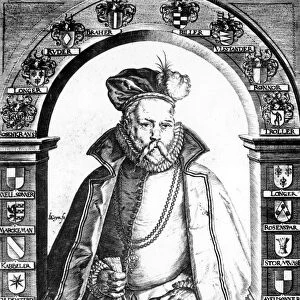 Tycho Brahe, Danish astronomer, c1586