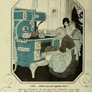 Universal Porcelain Range, Advertising From The Saturday Evening Post, ca 1920-1925