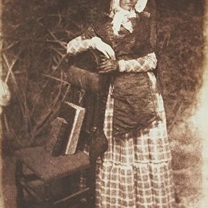 Unknown Woman, c. 1844. Creator: David Octavius Hill (British, 1802-1870); Robert Adamson (British