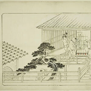 Untitled Drawing, for the series English Title (Hizakurige kimama dochu), n. d. Creator: Ando Hiroshige