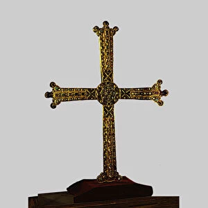 Victoria Cross, year 908, preserved in the Holy Chamber of the Oviedo Cathedral