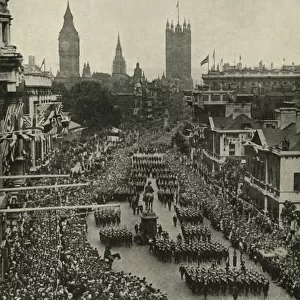Victory Day Procession, London, 19 July 1919, (c1920). Creator: Unknown