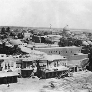 View of Baghdad from a block tower, 31st British general hospital, Mesopotamia, WWI, 1918