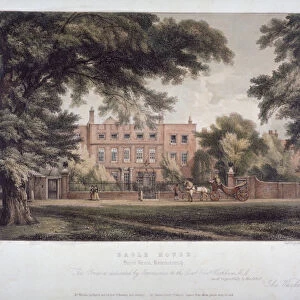 View of Eagle House, Brook Green, Hammersmith, London, c1810. Artist: Day & Haghe