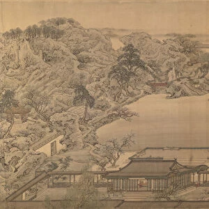 View of a Garden Villa, 18th century (?). Creator: After Yuan Jiang (active ca. 1680-ca