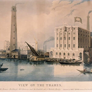 View of Lambeth, London, 1836. Artist: George Hunt