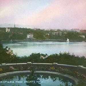 View from Oscarshall, Christiania, (Oslo), Norway, late 19th-early 20th century. Creator