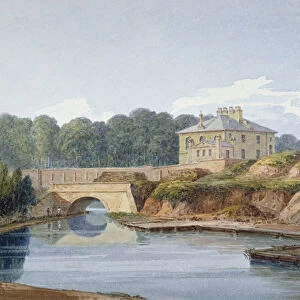 View of the Regents Canal, Lisson Grove Road, St Johns Wood, London, c1830. Artist