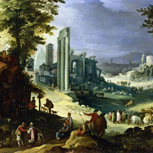View of Rome, c1574-1626. Artist: Paul Bril
