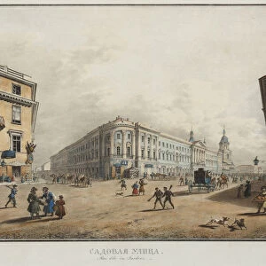 View of Sadovaya Street in Saint Petersburg