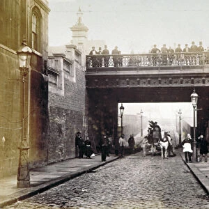 View of Shoe Lane Bridge, City of London, 1869. Artist: Henry Dixon