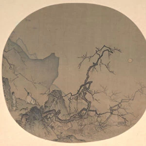 Viewing plum blossoms by moonlight, early 13th century. Creator: Ma, Yuan