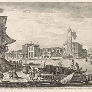 Views of Venice: Cannaregio, 1741. Creator: Michele Marieschi (Italian, 1710-1743)