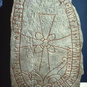 Viking Runestone from Uppland, Sweden, c8th-mid-11th century