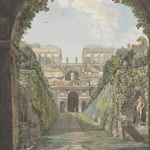 Villa Farnese, ca. 1780. Creators: Giovanni Volpato, Louis Ducros