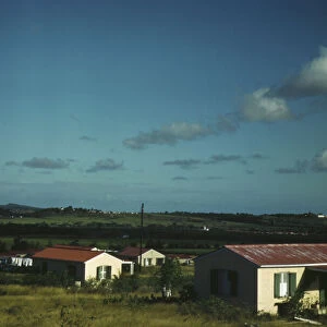 A Virgin Islands company housing project, vicinity of Bethlehem, Saint Croix, 1941. Creator: Jack Delano