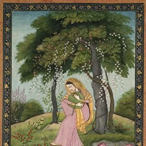 Virhini Nayika, Love-Torn Heroine, c. 1800. Creator: Unknown