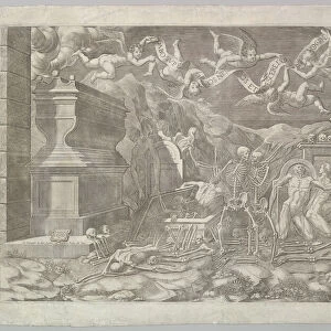 The Vision of Ezekiel, 1554. Creator: Giorgio Ghisi