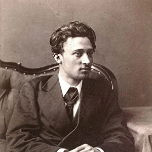 Vsevolod Garshin, Russian author, late 1870s. Artist: William Andreevich Carrick
