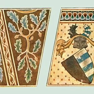 Wall paintings in the Church of St Gieri, Rhazuns, Grisons, Switzerland, (1928). Creator: Unknown
