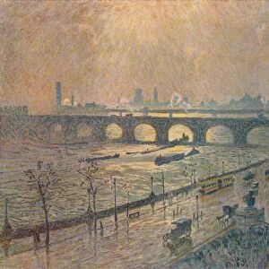Waterloo Bridge - A Rainy Day, c1917. Artist: Emile Claus