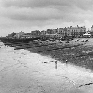 The west sea front, Worthing, West Sussex, c1900s-c1920s