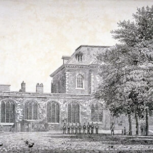 West view of the Chapel of St Peter ad Vincula, Tower of London, c1800