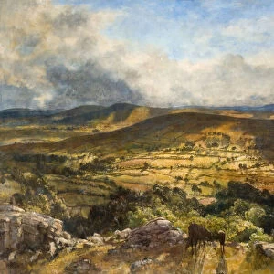 Widecombe In The Moor, Devon, 1922. Creator: Walter Westley Russell